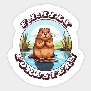 family foresters Sticker